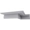Ekena Millwork 11 5/8"H x 15 3/8"P x 18 3/4"F x 94 1/2"L, (2" Repeat), Coogan Crown Moulding MLD11X15X18CG - alternate 6